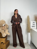Coordinato con pantalone balloon