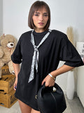 Maglia con foulard