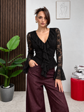 Blusa Lace Ruffle