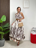 Abito Lungo Halter