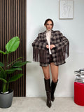 Blazer Check Fringe