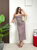 Abito Midi Vichy