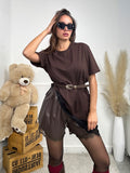 Maglia con richiamo in pizzo LUMINA