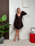 Mini Abito Velvet Romance