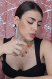 Orecchini strass pendenti