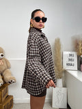 Camicia A QUADRI oversize