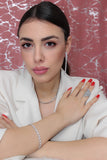 Set svarovski silver