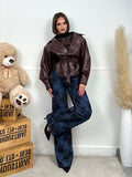 Jeans BLACK FLOWER