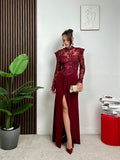 Abito Lungo Sequin Couture