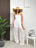 Jumpsuit in pizzo