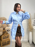 Camicia con laccetti