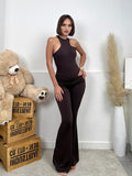 Jumpsuit con apertura laterale