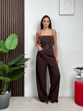 Jumpsuit Studded Elegance