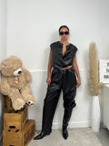 Gilet di ecopelle