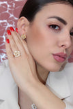set  ROSE in strass