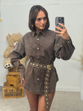 Giacca a dress con brillantini