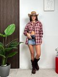 Camicia e Top a Quadri Western