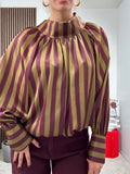 Blusa Elegante a Righe