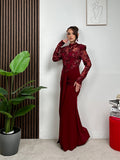 Abito Lungo Sequin Couture