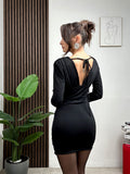 Abito Mini Drapé Back