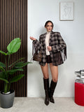 Blazer Check Fringe