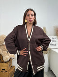 Cardigan felpato LUMINA