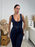 JUMPSUIT LAILA in denim