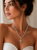 Collana Croce Tennis