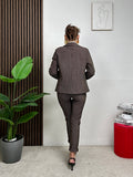 Coordinato Gessato Tailleur Chic
