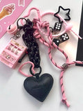 Charms Black & Pink