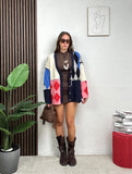 Cardigan Patchwork Diamond