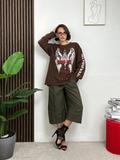 Maglia Oversize Wings Rock