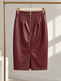 Gonna Midi Eco Leather