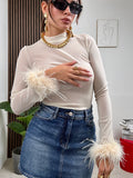 Body con Piume