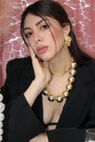 Orecchini foglia d'oro
