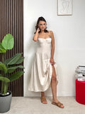 Abito Lungo Satin