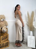 Vestito in pizzo lungo