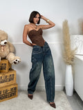 Jeans BALLOON a vita bassa