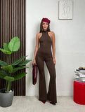Jumpsuit Sculpt Halter