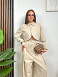 Coordinato Tailleur Crop