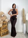 Jumpsuit con apertura laterale