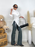 Camicia con laccetti