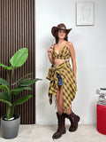 Camicia e Top a Quadri Western