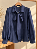 Camicia Bow Satin