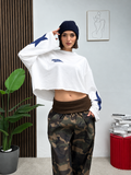 Felpa Crop Star Vibes