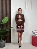 Abito Mini Cut-Out