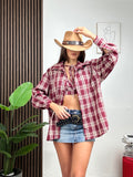 Camicia e Top a Quadri Western