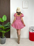 Vestito Corto Vichy