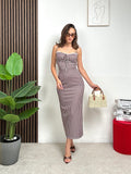 Abito Midi Vichy