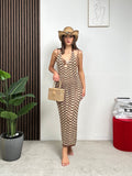 Abito Crochet Onde
